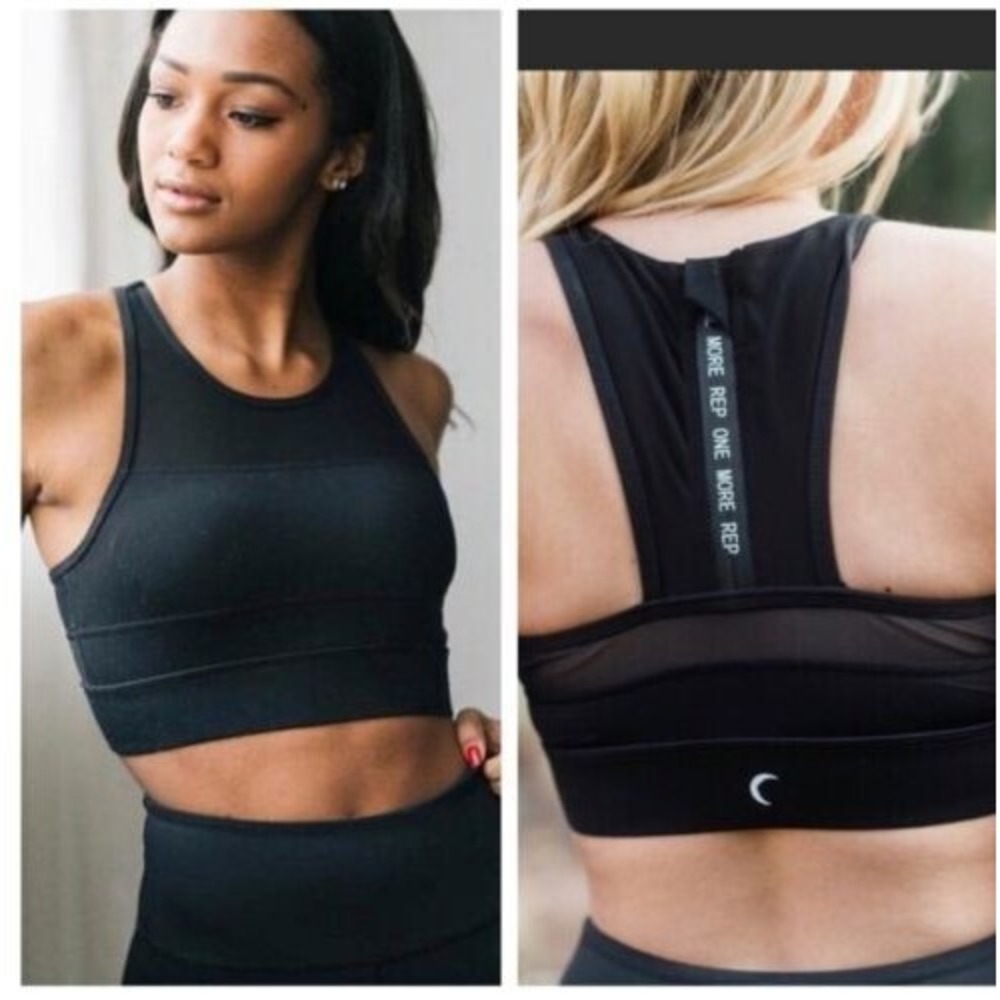 Zyia Active All Star Logo Mesh‎ Sports Bra Medium M